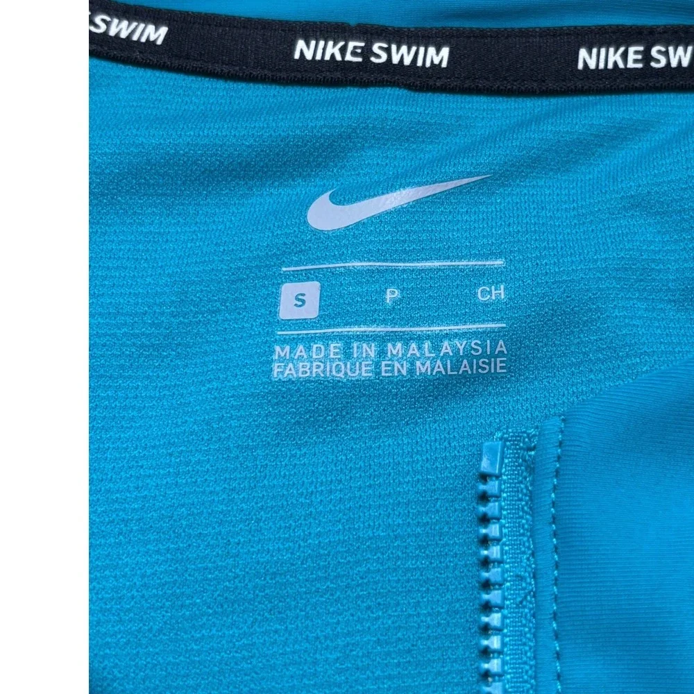Nike Womens Victory Swim Tunic Small Teal Modest Full Coverage NWT NESSA440-345